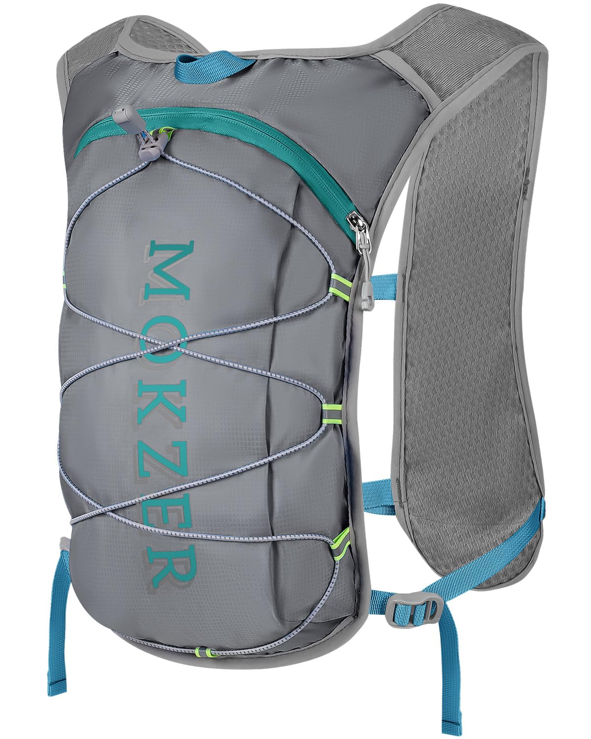 

mokzer Біг для трейлу Маленький Гідраційний Дихаючий і зі Світловідбиваючим Місткий Розмір Сумки, Ультралегкий (140г), Біг, Марафони, Підтюпцем,