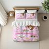 S-Sugarbunnies Cartoon Duvet Cover Set Home Style Bedding Soft Laundry Cotton Bed 3 Piece Set Student Dormitory Gift