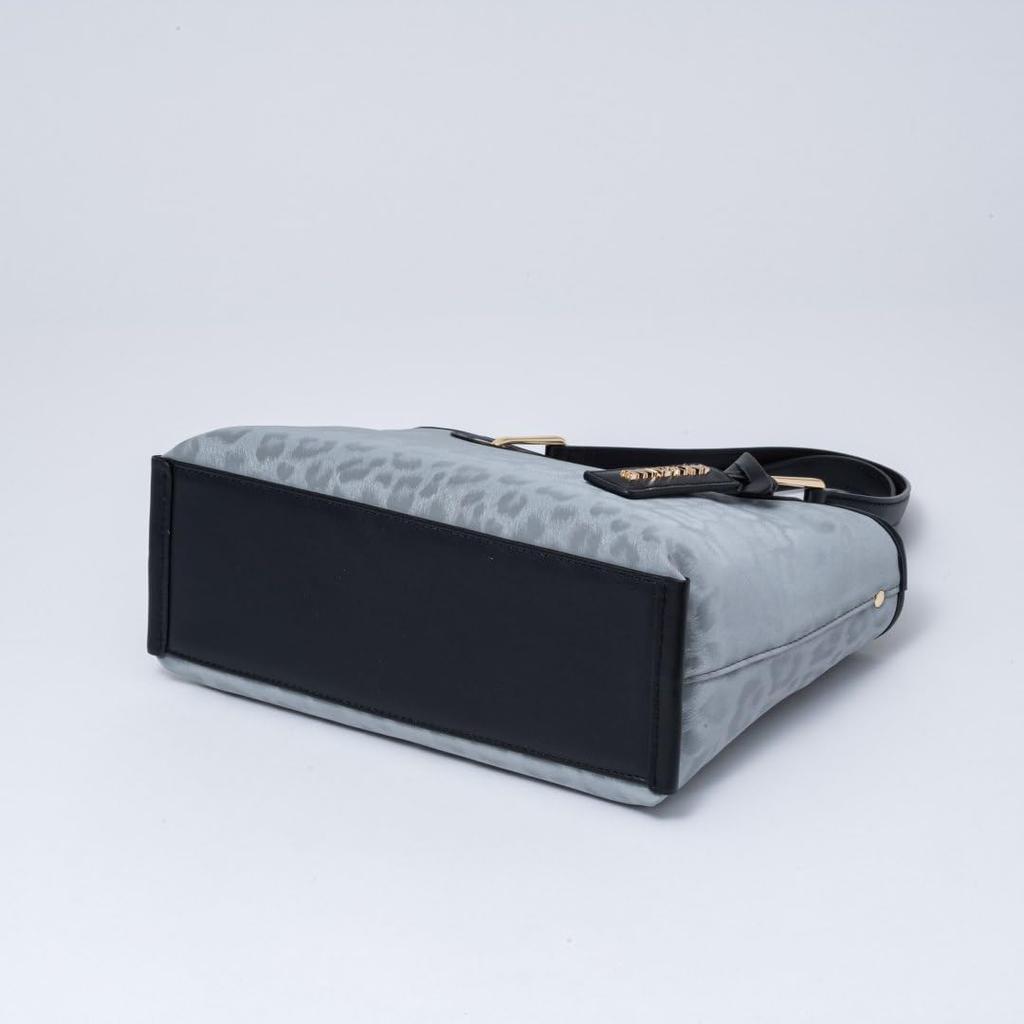 Pinky Diane Hand Leopard Print Mature Bag PDLHGEH2 Gray & [Soft Leopard] Soft, Women's