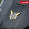 Piaggio motorcycle electric car all-metal decorative sticker 3D three-dimensional modified shield logo front windshield side logo badge
