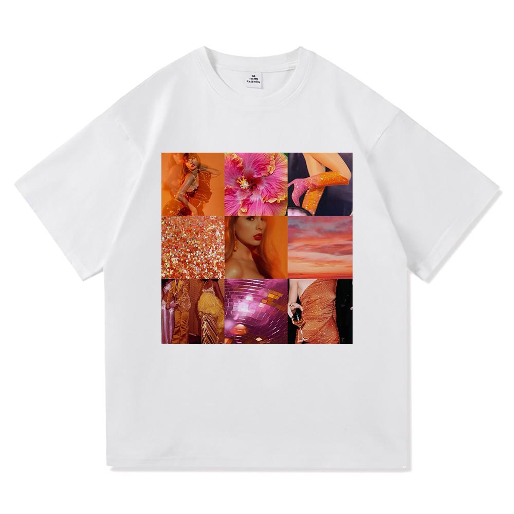 New Album The Life of A Showgirl TShirt 2025 Retro Men Women Clothing Harajuku High Quality Tops for Lover Gifts Cotton TShirts