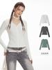 HeyHenry Women's V-Neck Slimming Long-Sleeve Base Shirt for Autumn/Winter