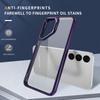 For Samsung Galaxy S23+ Case Lens Frame Kickstand TPU + Acrylic Protective Phone Cover