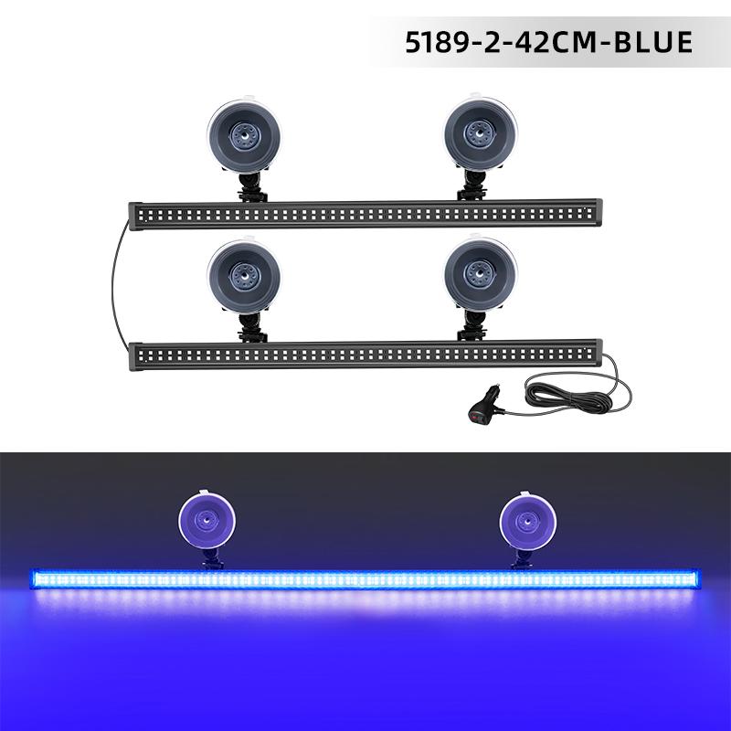 2PCS Car Strobe Lights 96LED Front Windshield Flash Emergency Lamp Bar for Car Suv Roof Top Strobe Warning Lights Assembly