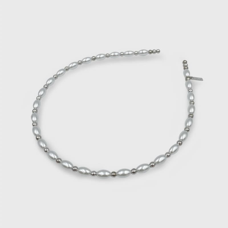 Jean Paul Clarisse Oval Pearl Hairband LFHB0741