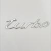 3D Metal TURBO Car Rear Boot Trunk Side Fender Car Emblem Badge Sticker Decals