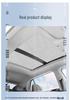 Sunshade Suede Blocker for Nissan Altima, X-Trail, Murano, Qashqai, Terra, Venucia Big V Sunroofs