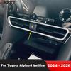 For Toyota Alphard Vellfire 2024 2025 2026 Matte Car Center Air Condition Vent Outlet Cover Trim Interior Accessories