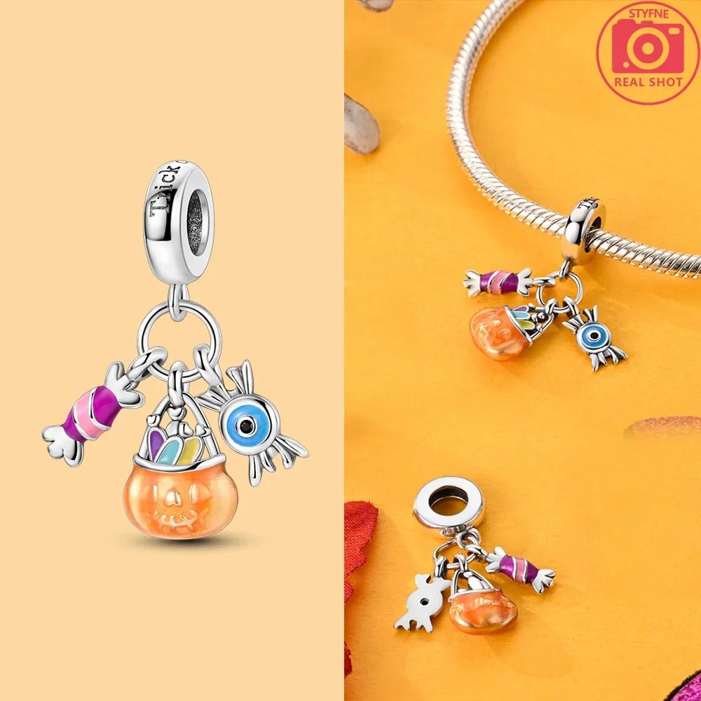 Classic Exquisite Original Charms Avocado Red Strawberry Cherry Pineapple Copper Beads Fit Bracelet Women Jewelry Diy Gifts