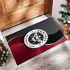 Brentford Football Print Crystal Velvet Rug, Comfortable Water Absorbent Non Slip Indoor Floor Carpet