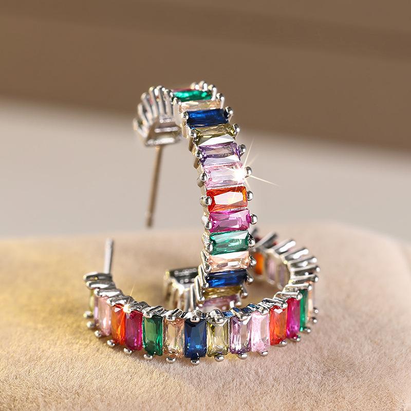 Colorful And Colorful Earrings For Women, A Must For Dopamine Sweet Wear, Fashionable And Personalized Fashion