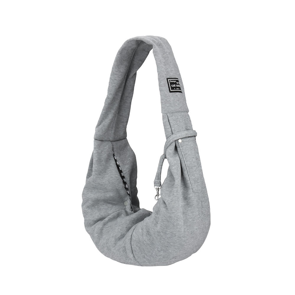 

New Cotton Comfortable Dog Bag Pet Out Crossbody Shoulder Bag Outdoor Travel Portable Cat Puppy Sling Bag Pet Carrying Supplies серый
