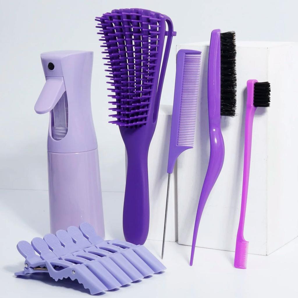 11pcs Hairdressing Styling Set, Suitable for Family Hairdressing Styling, Salon Hairdressing Tools,special for Real Hair Wigs