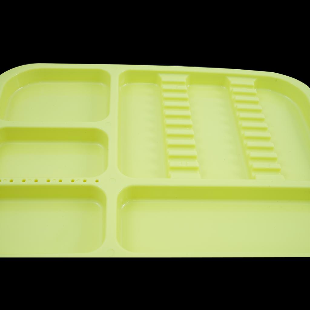 1 Stück autoklavierbare Kunststoff-Dentalinstrumentenablagen Bunte geteilte Ablagen zur Aufbewahrung von Zahnarztwerkzeugen