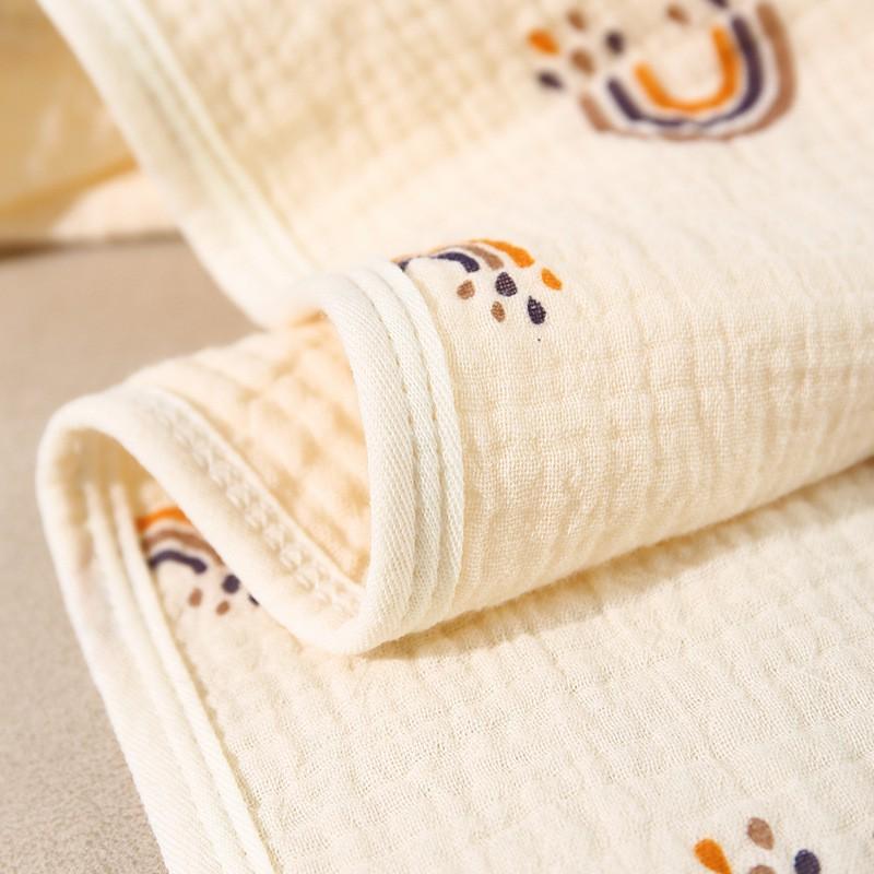 Newborn Cotton Swaddle Blanket 4-Layer Gauze Wrap Baby 0-12 Months Fall Use