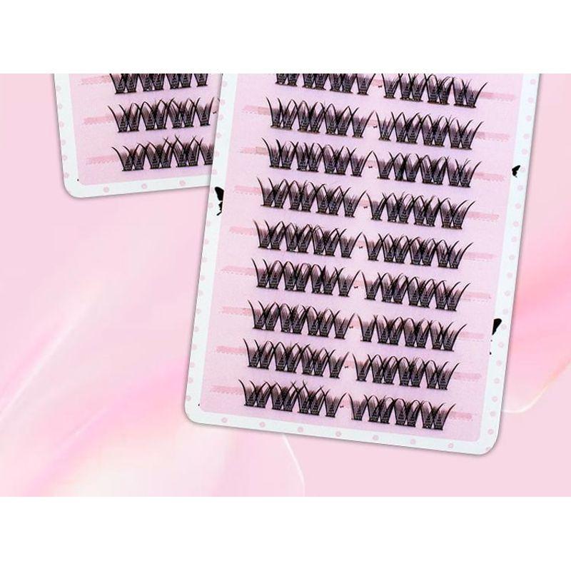 LuxeFlutter - Glue-Free Natural Cluster False Lashes
