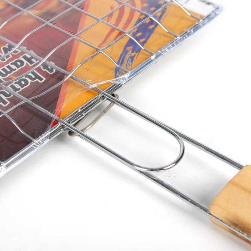 Minai BBQ Grill Basket & Fish Clamp