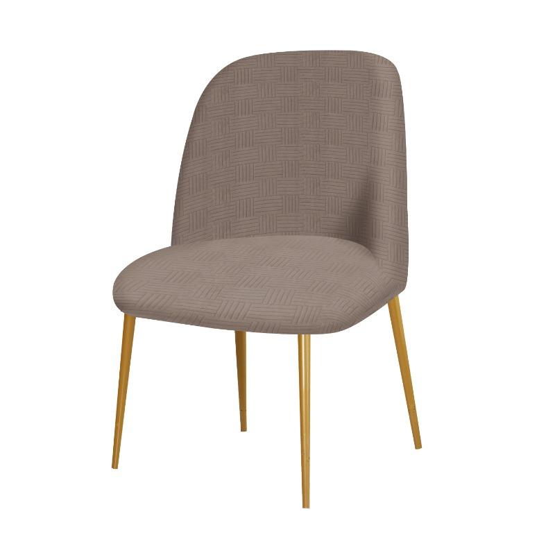 

1/2/4PC Duckbill Jacquard Chair Cover Curved Back Dining Chair Covers Low Back Stretch Chair Slipcovers for Kitchen Hotel Office 1PC