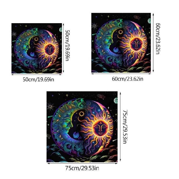 Table Cover Tarot Tablecloth Improve Spiritual Journey Moon Table Cover