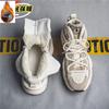 Brand Brown Leather Sneakers Men Autumn and Winter Men's High Top Sneakers Fur Warm Casual Sports Shoes Men Platform Footwear