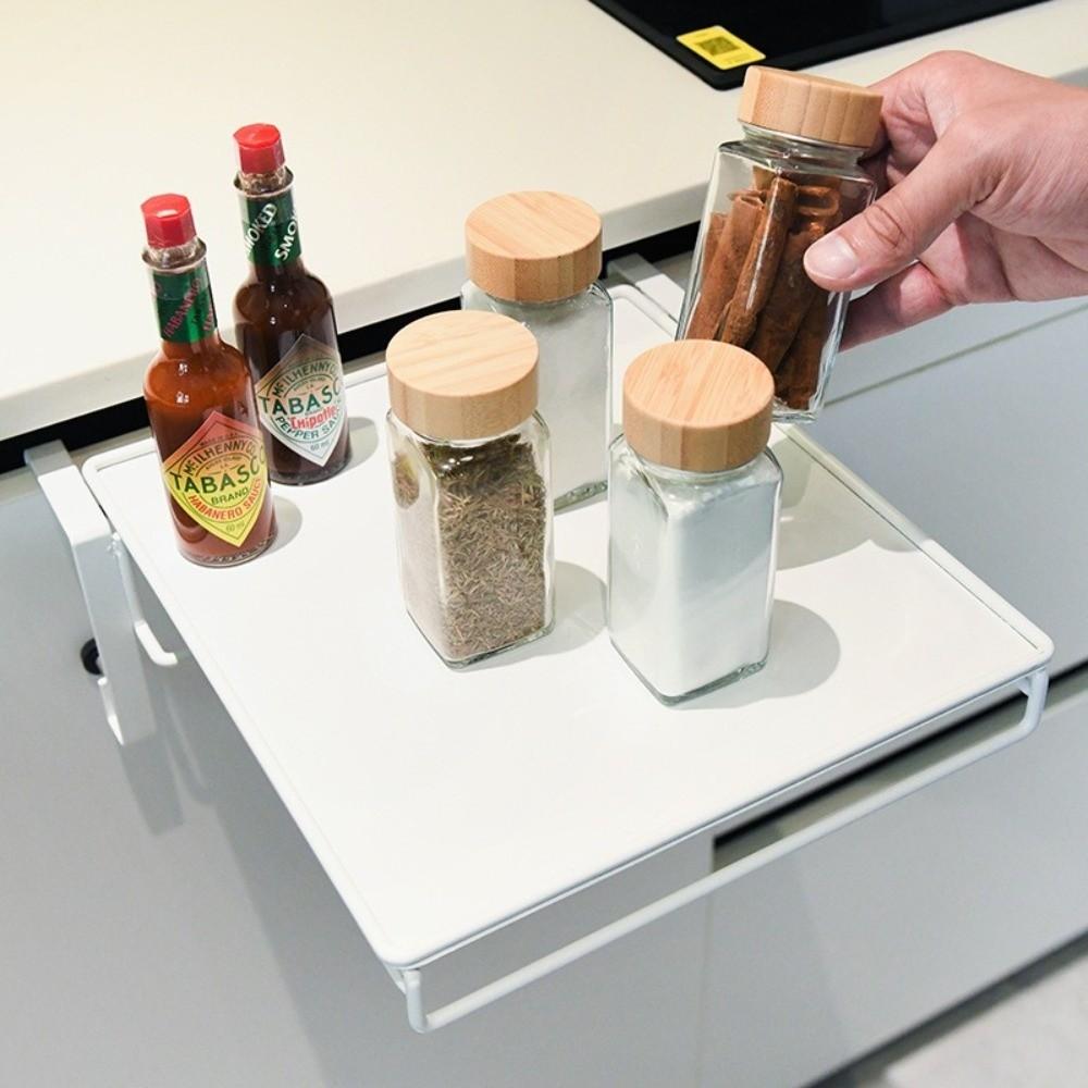 Vysoce odolný organizér na dveře skříňky Úsporná police na pracovní desku Domov Kuchyně Balkon