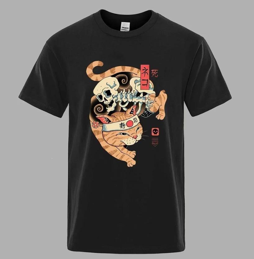 26. New Popular Casual and Comfortable Short-sleeve T-shirt, 3D Printing Technology, Suitable for Layering and Outerwear, Loose Striped Short-sleeve 