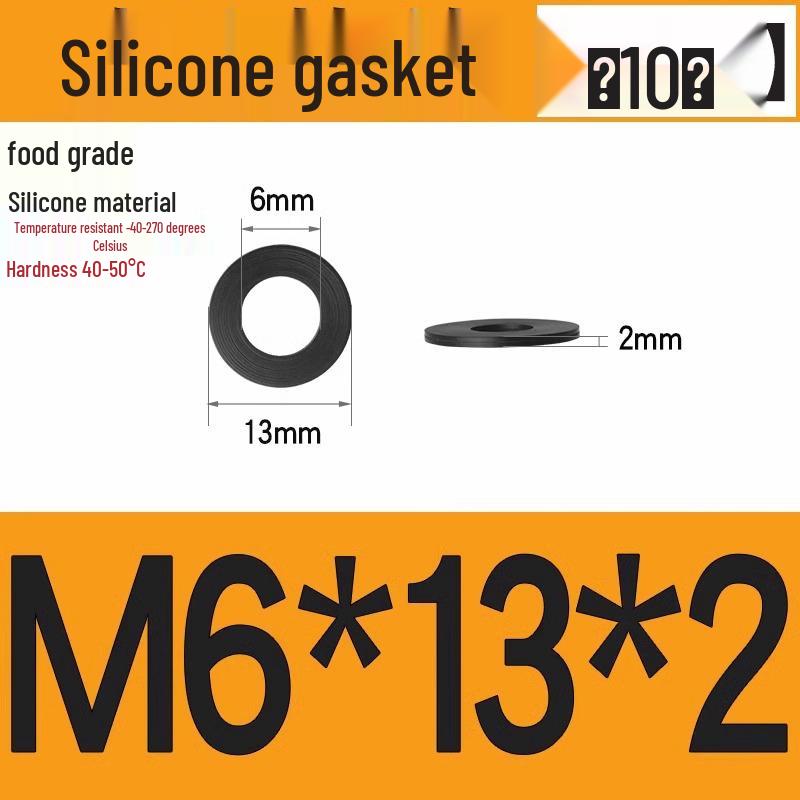Silicone High-Temp Waterproof Gasket & Shock Absorbing Seal Pad