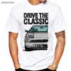 Newest Summer Men Short Sleeve Classic Fiats Coupe Color Bumper Grille Version T-Shirt Boy White Tees Legend Car Design Mans Tops