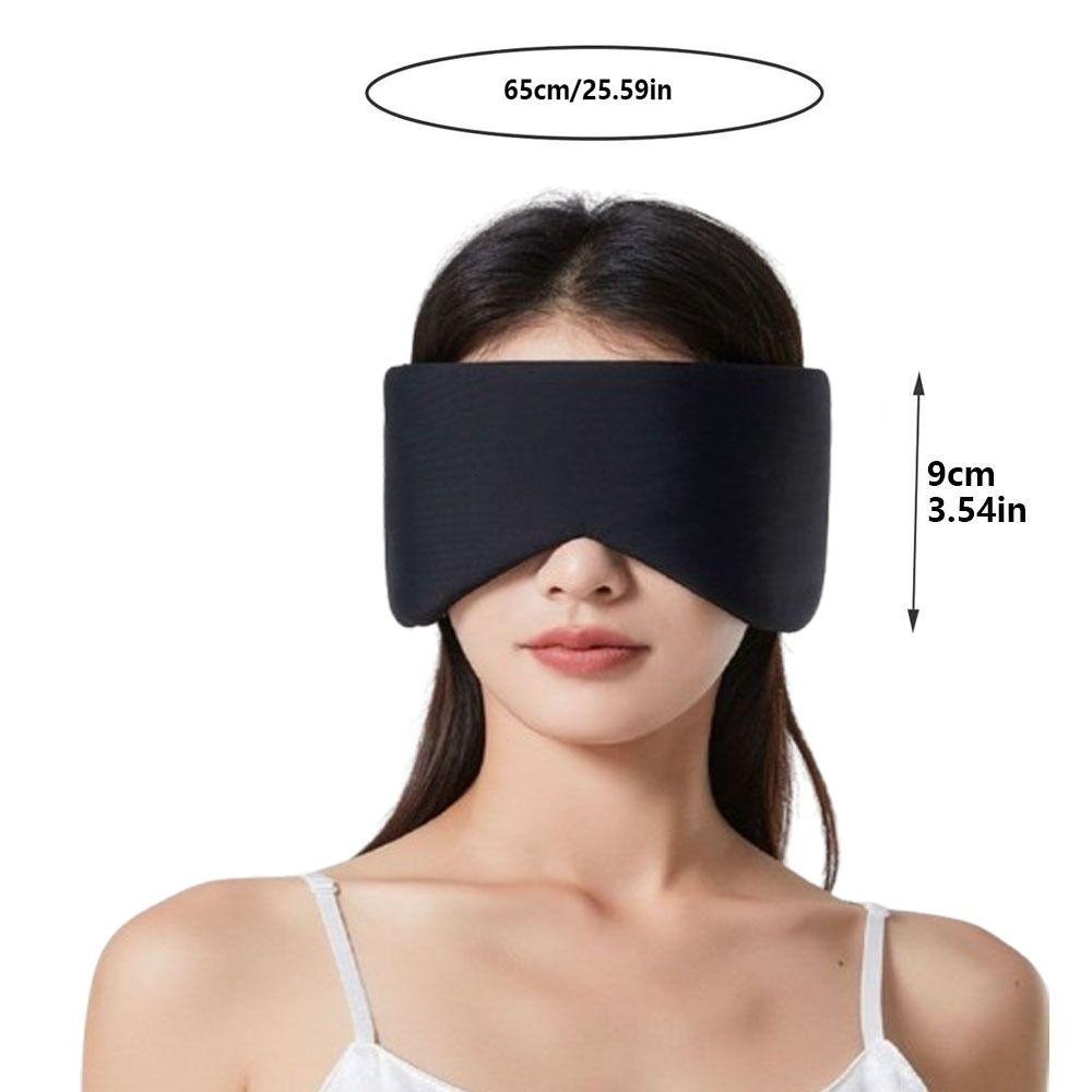 Warm Cool Eye Cover Patch Portable Night Eyeshade Travel Eyepatch Sleep Eye Mask Blindfold  Office