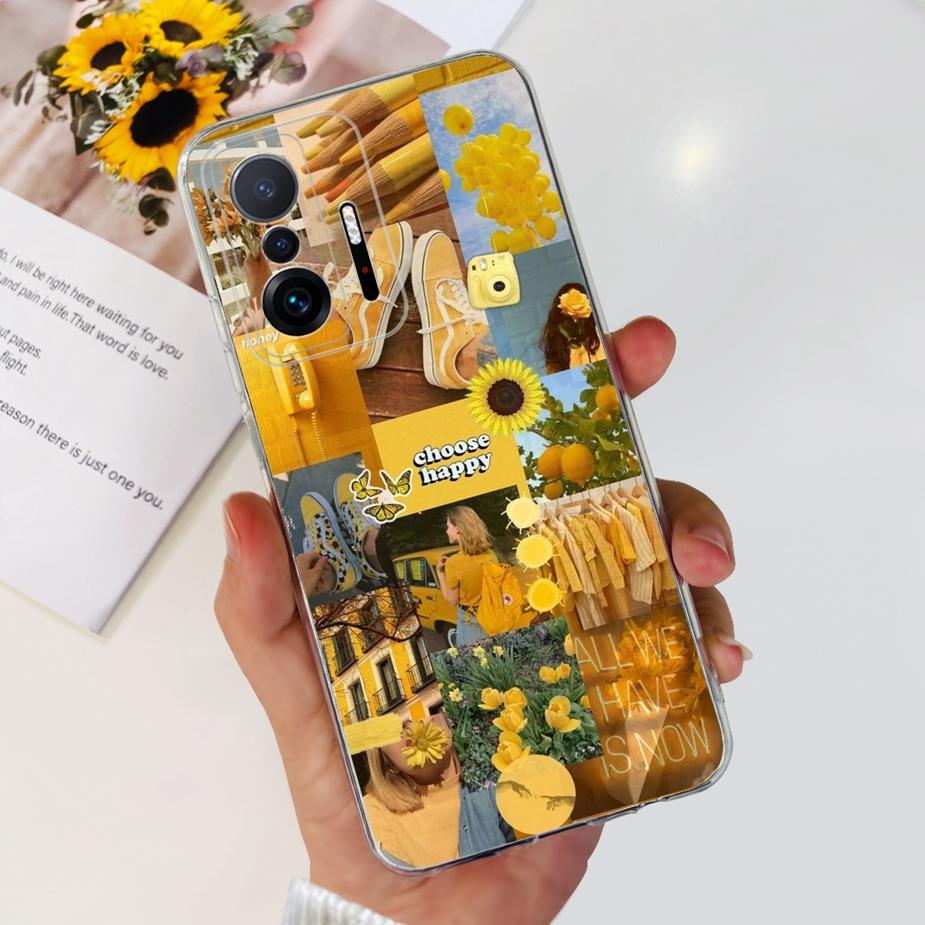 For Xiaomi 11T Pro Case New Fashion Back Cover Silicone Soft TPU Phone Case For Xiaomi Mi 11T Pro 11TPro Mi11T Full Coque Bumper