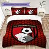 Set Copripiumino con Fantasia AFC Bournemouth Copripiumino Federa Decorazione per la Casa Regalo di Compleanno (1 * copripiumino + 2 * federe senza imbottitura)