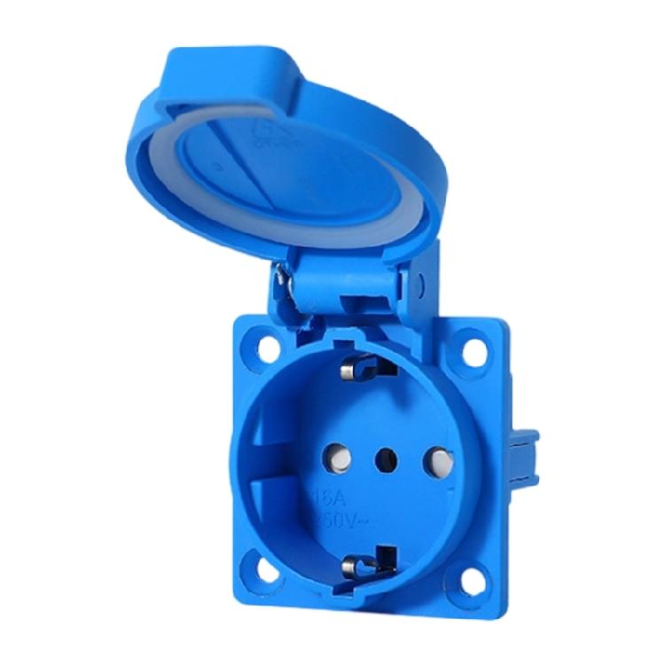 Universals Outdoor Electrical Socket Embedded Receptacle Industrial Wiring Connector Power Outlet Easy to Install