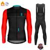 Cycling Clothing Autumn and Winter Long-sleeved Velvet Warm Road  Men's Team Tour De France Cycling Clothing 2026 Winter Cycling Clothing Set