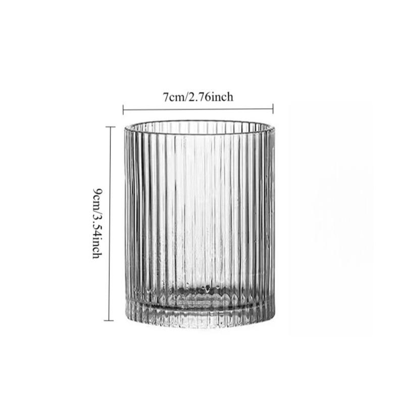 250ml/360ml Goblet Coffee Mug Cocktail Glass Restaurant Juice Cold Drink Cups Simple Mojito Soda Cups Ins Style Long Drink Cup 1pcs