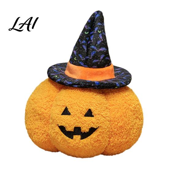 Cartoon Plushie Halloween Pumpkin Plush Toy Spooky Ghost Bat Demon Stuffed Doll Decorative Toy Holiday Party Decoration for Home Sofa Bed Dolls