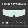 Anti Fog Film for Motorcycle Helmet Visor Nano Coating PET Practical Multi-functional Durable Classic Fog Resistant Film