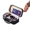 Color-changing purple sand portable travel tea set, one pot, two cups, small set with tea tray, express cup as a gift.
