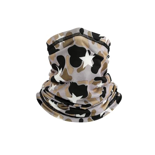 

[Trifong] Face Cover, Camouflage, Summer, UV Protection, Brown, Mask, Star Pattern, Cool, Quick Drying, Sweat Absorbing, Face, Sun Protection, Br