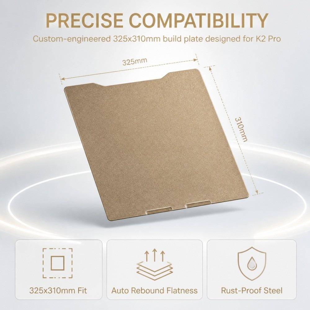 Smooth Textured PEI Build Plate Heat Resistant 3D Printer Bed Plate For PLA ABS PETG TPU Nylon