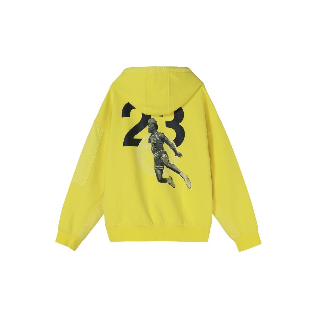Jordan 23 Engineered Casual Sport Hoodie Knit Print Men Hoodie Opti-Yellow CV2768-731