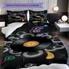 1PC Music, Guitar Theme Bedding Quilt Set Quilt Cover Pillowcase Home Decoration Birthday Gift (1 * Duvet Cover +  2* Pillowcase, Without Core)
