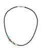 Polalita Green Agate Point Onyx Necklace (Plt-Nl-099_Bk)