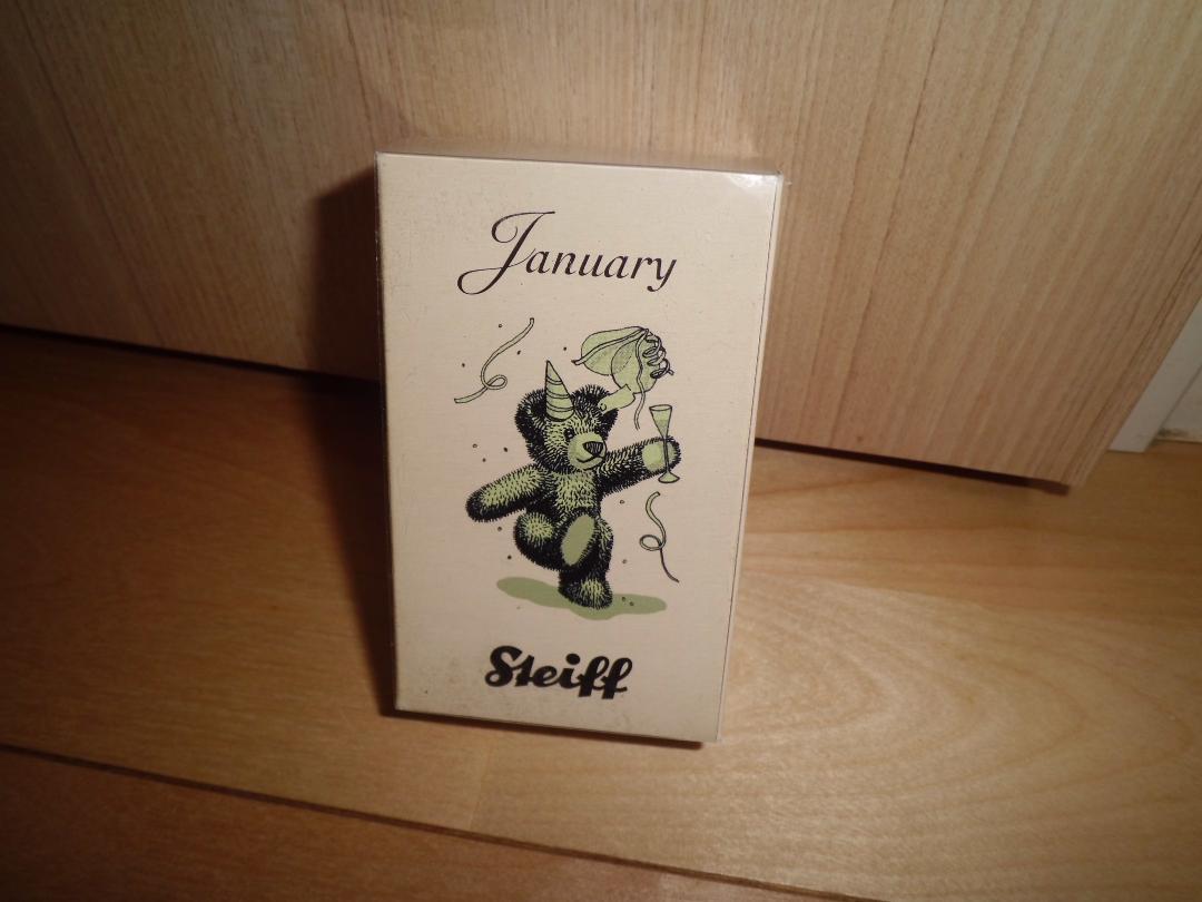 

[Б/У] Steiff Спичечный коробок Плюшевый мишка 2008 Январь