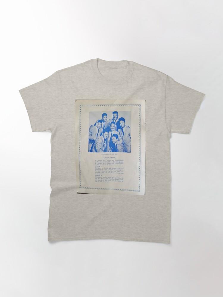 T-Shirt The Four Tops Clouds Of Joy Misto Cotone Nero Gospel
