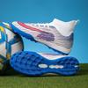 High-Top Long-Spike Football Shoes for Teens on Artificial Turf