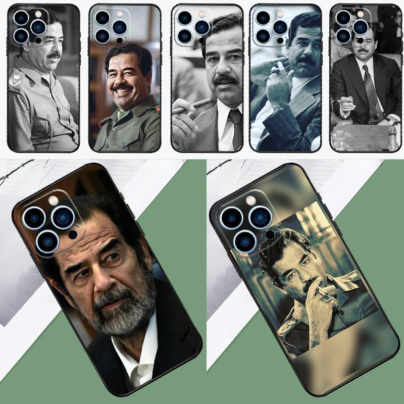 Saddam Hussein Iraq Phone Case For iPhone 16 15 11 12 13 14 Pro Max Mini X XR XS Max Plus Cover Shell