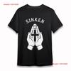 Praying Hands Cross S.I.N.K.E.N Graphic T-shirt