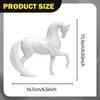 Carved Horse Statue, Animal Figurine, Modern Design, Office Decoration, Craft, Contemporary Art,