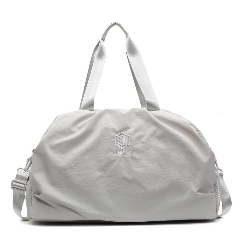 Dry-wet Separated Women's Sports Bag, Casual Fitness Yoga Bag, Simple and Fresh, Short Trip Hand-held Travel Bag