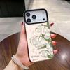 Tulpen iPhone 17 Hülle für Apples 16 Pro Max/15 Pro/13, Silberne Hülle für Mädchen, Passt für iPhone 14